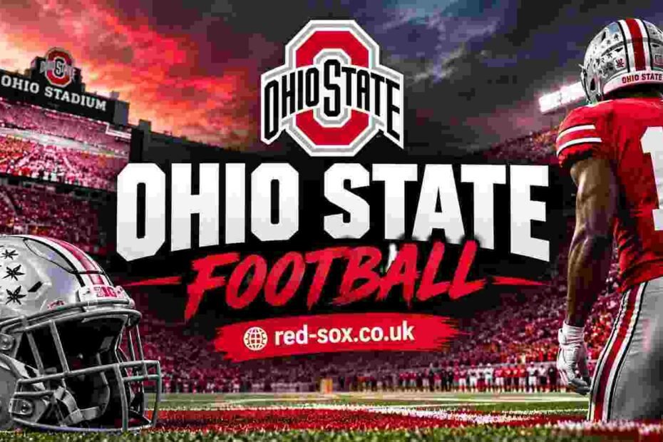 Ohio State Football team and stadium feature graphic