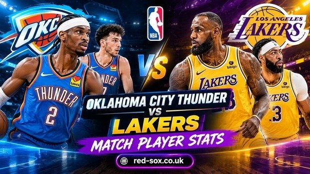Oklahoma City Thunder vs Lakers Match Player Stats
